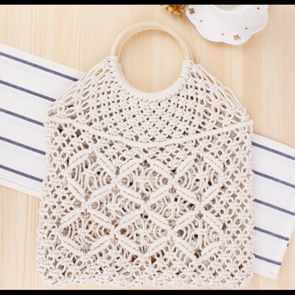 MACRAME HOBO BAG - Picture 3 of 7